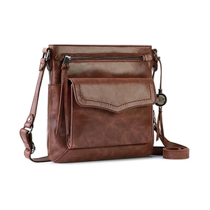 Women's Genuine Leather Crossbody Bag <b>Envelope</b> Shape Flap Closure Tassel Decoration Classic Style Daily Use - Product Image 4