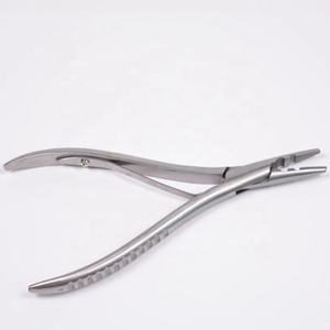 Pince à extensions capillaires en acier inoxydable de qualité chirurgicale supérieure, en forme de U, pour retirer micro-anneaux/maillons/perles - Product Image 3