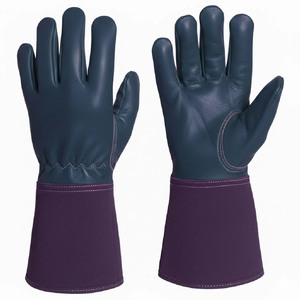 High Quality Welding <b>Gloves</b> <b>Long</b> Sleeve Leather Safety <b>Gloves</b> for Industrial Heat and Spark Protection - Product Image 3