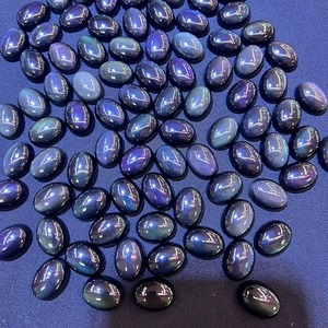 CABS Cutting Cabochon NaturalRainbow Obsidian Oval Gem for Diy <b>Ring</b> Gem Jewelry - Product Image 1