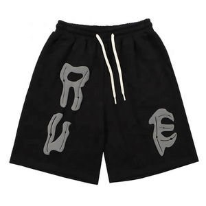 Servicio OEM ODM, Pantalones Cortos Deportivos de Doble Capa para Hombre, Color Sólido, Ropa Casual, Talla Grande, Poliéster, 100% Algodón - Product Image 1