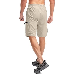 Shorts de cyclisme personnalisés bleu nuit tricotés de haute qualité, imperméables, écologiques, à séchage rapide, avec poches, taille haute, doux et respirants - Product Image 3