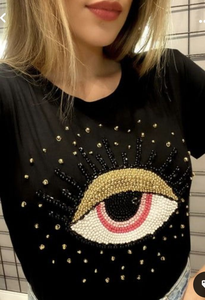 Blusa de Alta Calidad para Mujer, Bordada, Estilo Nuevo y Popular, Cuello en V, Mangas Cortas, Transpirable, con Estampado Floral Plisado - Product Image 6