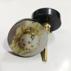Snack Enamel Handcrafted Resin Door <b>Knobs</b> a Fusion of Artistic Elegance and Unmatched Durability for Your Home - Product Image 6