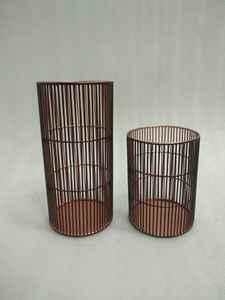 Candelabro de luz de té de alambre de METAL negro para decoraciones de boda - Product Image 3