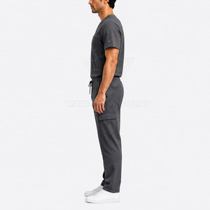Combinaison de travail pour hommes de qualité supérieure, uniforme médical confortable, tissu respirant pour médecins, infirmières et professionnels de santé - Product Image 6