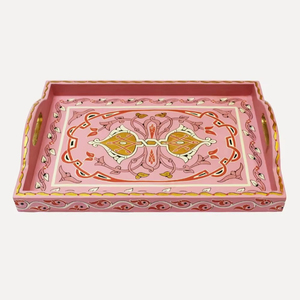 Bandeja impresa de MDF de alta calidad, ecológica, lujosa y duradera para fiestas, disponible en grandes cantidades por la colección Handmade. - Product Image 1