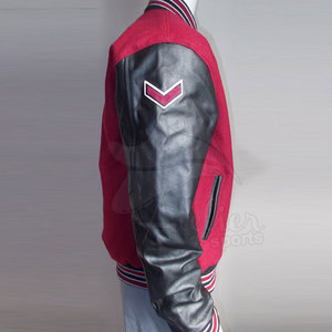 Chaqueta Varsity de Cuero Personalizada de Alta Calidad para Hombre, Chaqueta Universitaria de Primera Calidad, Chaqueta Varsity de Béisbol OEM - Product Image 4