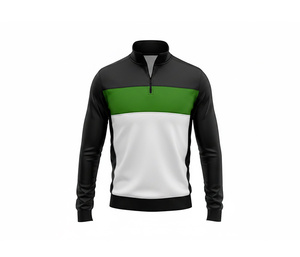 OEM Quarter Zip Athletic <b>Jacket</b> – Polyester Performance Wear for <b>Men</b> Women Youth Sportswear Quick Dry Team <b>Pullover</b> - Product Image 1
