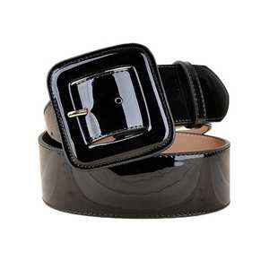 Cinturón de Cuero Premium con Doble Hebilla, Cinturón de Cuero con Logotipo Personalizado Impreso y Costuras Decorativas - Product Image 1