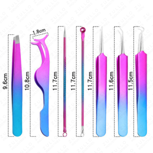 ชุดเครื่องมือกำจัดสิวเสี้ยนสแตนเลสแบบมืออาชีพ 10 ชิ้น สำหรับกำจัดสิวอักเสบ สิวหัวดำ และสิวอุดตัน พร้อมฉลากสั่งทำ - Product Image 6