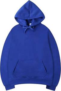เสื้อฮู้ดสีเหลืองแบบยูนิเซ็กส์ ทรงโอเวอร์ไซส์ สีพื้น ดีไซน์กระเป๋าเสื้อ สวมใส่สบายๆ สำหรับฤดูใบไม้ร่วง ผลิตจากผ้าถักเฟรนช์เทอร์รี่ - Product Image 4