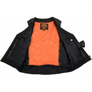 Gilet zippé pour femme 2025 avec boucles latérales en cuir véritable PU, broderie vintage, décoration en coton, grande taille pour le printemps - Product Image 2