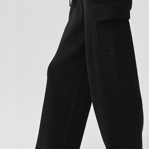 Pantalon de jogging athlétique en coton pour femme, taille mi-haute confortable, extensible, pour la gym et les entraînements, vêtement de sport décontracté - Product Image 4