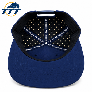Gorra de Golf Personalizada de 5 Paneles con Logotipo Bordado, Fabricante Vietnamita, Corte Láser, Transpirable, Cierre a Presión, Gorra Deportiva, OEM, ODM, Venta al Por Mayor de Fábrica - Product Image 4