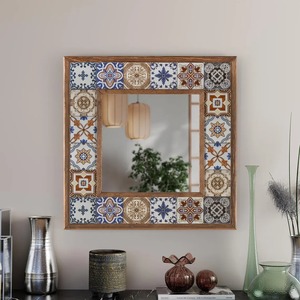 Reliable Supply Wooden Wall <b>Mirror</b> High Precision Wooden Wall <b>Mirror</b> for International Decor Markets Wholesale <b>Hanging</b> Platter - Product Image 1