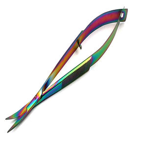 Professional Manicure Curved Sharp Stainless Steel Spring <b>Scissors</b> Cuticle <b>Nail</b> Trimmer Tool with Precision and Customized Logo - Product Image 5