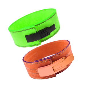 Cinturón de Levantamiento de Pesas OEM con Palanca de Cuero y Acero, Soporte Ajustable de Alta Resistencia para Levantamiento de Pesas, Gimnasio, Powerlifting - Product Image 2