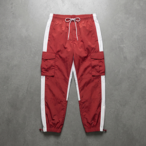 Pantalon cargo coupe-vent de randonnée en plein air, léger, imperméable, en nylon, avec cordon de serrage à la taille, séchage rapide, pour le sport et la pluie - Product Image 6