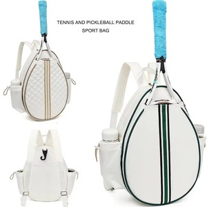 Sacs de transport pour raquettes de tennis de table avec coutures et fermetures éclair de qualité supérieure, sacs à bandoulière personnalisés pour le pickleball, sacs de badminton pour hommes - Product Image 4