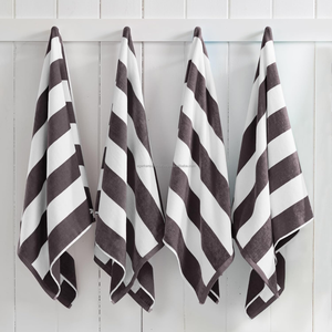 ผ้าขนหนู OEM Cabana Stripe 600 GSM ผ้าฝ้ายเนื้อนุ่ม เยอรมัน สำหรับสระว่ายน้ำและการเดินทาง - Product Image 5