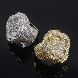 Mens Lab Grown Diamond <b>Ring</b> 925 Silver Baguette Cut Iced Out Luxury Statement <b>Cocktail</b> <b>Ring</b> - Product Image 6