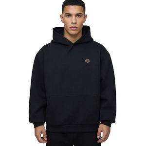 Sudadera con Capucha de Felpa de Algodón Grueso para Hombre, Estilo Oversize, Streetwear, con Logo Minimalista, Sudadera Personalizada - Product Image 1