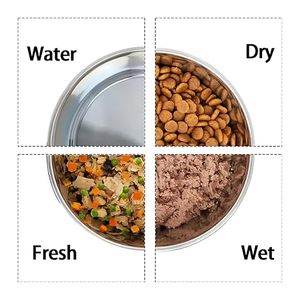 Pet <b>Feeder</b> for Dogs & <b>Cats</b> Double Bowl Feeding Station Non Slip Food & Water Bowl for Small Medium Large Pets - Product Image 2