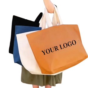 Eco <b>Tote</b> Bag Made from Natural Cotton Canvas with Custom Logo & Size suitable for Shopping & Travel - Product Image 1