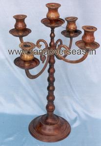 เชิงเทียนอลูมิเนียม5แขน,ดีไซน์สวยหรูสำหรับตกแต่งโต๊ะโรงแรมและร้านอาหาร - Product Image 2