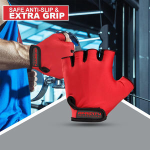 Guantes Deportivos Unisex al por Mayor, Medios Dedos, Forro de Nailon, Ligeros, Talla XL, para Gimnasio, Ejercicio, Protección de Palmas - Product Image 4