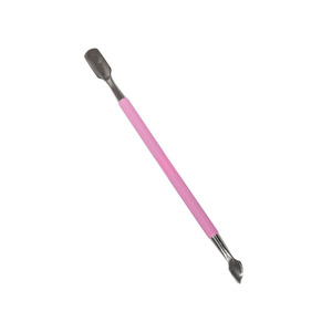 Outil de nettoyage des ongles en acier inoxydable de haute qualité, couleur personnalisable, professionnel, double extrémité, grattoir à cuticules, poussoir à gel pour cuticules - Product Image 6