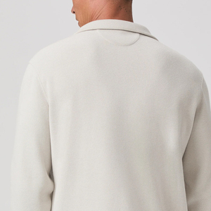 Full Sleeves With Turn <b>Down</b> Collar High Quality Men Oversized Fit T Shirt Modern Street Style Relaxed Casual Fashion Top Casual - Product Image 5