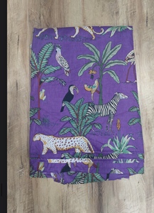 High Quality Cotton Wholesale Red Animal Print Cotton Cushion Cover Medium <b>Weight</b> Woven Home Textile Patterned <b>Fabric</b> Style - Product Image 5