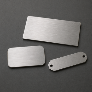 High Quality New Custom Aluminum Alloy Surface Finished Parts - Brushed Parts Aluminum Nameplate - Product Image 2