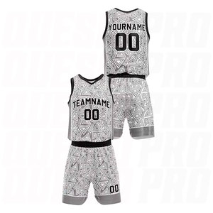Tenues d'entraînement en polyester blanc et noir, nouveau modèle, uniformes de football en gros, kits d'équipe personnalisés de haute qualité - Product Image 4