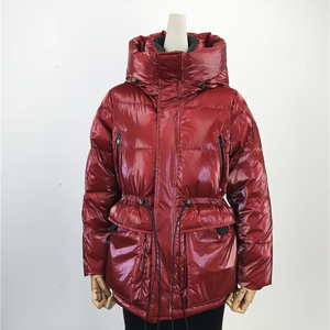 2027 Wholesale Custom Puffer <b>Jacket</b> Women's Ready Puff Winter <b>Jacket</b> <b>Short</b> Length Solid Color Women <b>Jacket</b> - Product Image 1