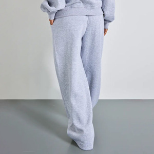 Custom Women's 2 Piece Knitted <b>Lounge</b> Set V Neck Button Cardigan <b>Wide</b> <b>Leg</b> <b>Pants</b> Solid Gray Loose Fit Loungewear Tracksuit - Product Image 3