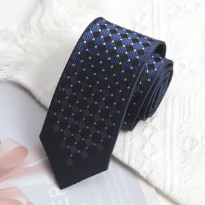 Corbata Clásica para Hombre con Rayas Moradas de 6 cm, Corbata de Satén para Negocios y Eventos Formales - Product Image 4