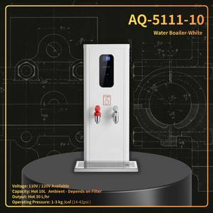 Hervidor de Agua Eléctrico Aquatek AQ-5111-10 Blanco, Capacidad de 10L, Dispensador de Agua Caliente para Uso Comercial - Product Image 1