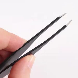 Pinzas Profesionales de Acero Inoxidable para Cejas, Punta Curva, Ligeras, Reutilizables, de Alta Precisión, Rizador de Pestañas Invertido de Alta Gama - Product Image 2