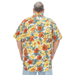 Camisas Hawaianas de Alta Calidad 2026 para Hombre, Ligeras, de Poliéster, para Vacaciones, Venta al por Mayor, Camisetas Tropicales de Playa, Diseño Personalizado de Verano - Product Image 3