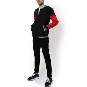 OEM Winter <b>Jacket</b> <b>Men</b> Varsity Baseball Leather Canvas Letterman Stand Collar Full Sleeve Chenille Embroidery <b>Lightweight</b> Stylish - Product Image 6