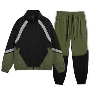 Vente directe d'usine, ensemble de survêtement en coton léger personnalisé avec logo, vêtements de sport décontractés d'hiver, ensemble de jogging unisexe, nouveau - Product Image 1