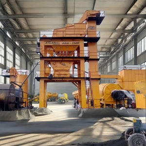 Atlas Asphalt Batch Mix Plant ABM 1500 Maquinaria de construcción de carreteras de alto rendimiento - Product Image 6