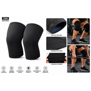 Genouillères de compression unisexes en néoprène, légères, robustes, pour le soulagement de la douleur, la protection sportive, anti-odeur, genouillères personnalisées - Product Image 3