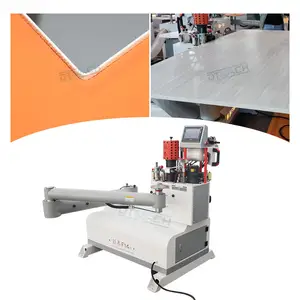DTMACH laser docking 4kw special shape board woodworking pur eva gule plywood curve edge banding machine