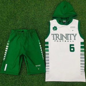 New Design Sports Summer Season 7v7 Football Uniform Sports Wear Polyester Spandex Flag Football Uniform Made In Pakistan - Product Image 1