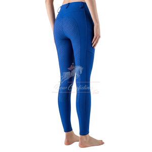 Pantalons d'équitation personnalisés pour femmes OEM avec logo, leggings d'équitation extensibles à taille haute pleine longueur pour l'entraînement quotidien - Product Image 3