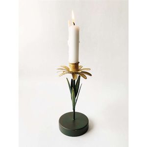 Handmade Floral Metal <b>Candlestick</b> Holder Luxury Iron Tulip Taper Candle Stand Decorative Flower Tabletop Centerpieces Decor - Product Image 3